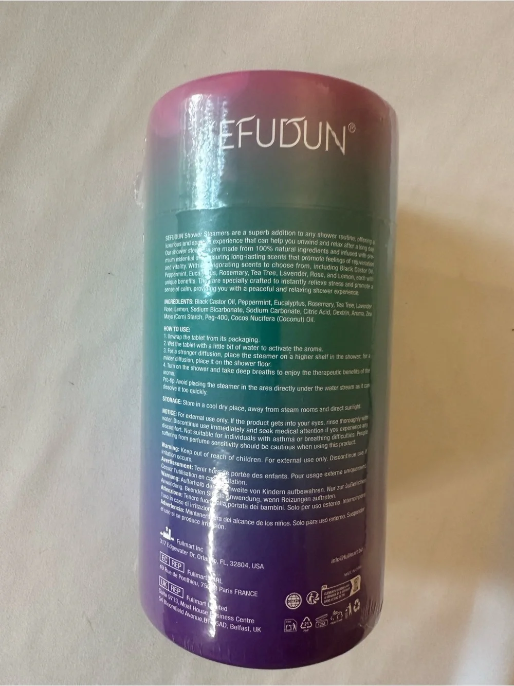SEFUDUN Shower Steamers - Multicolor Aromatherapy Pack